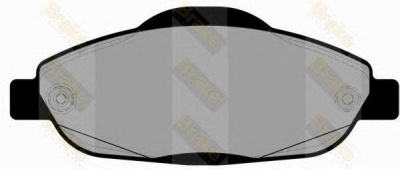 BRAKE ENGINEERING pa1835 -  Комплект тормозных колодок, дисковый тормоз
